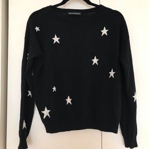 Brandy Melville Black Star sweater, rare